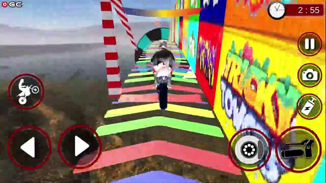 Impossible GT Bike Racing Stunt Tracks - Crazy Stunts Motor Games - Android GamePlay #2