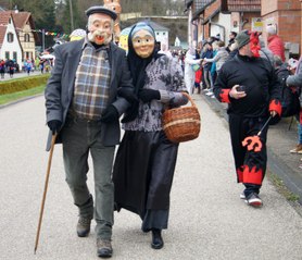 La cavalcade de carnaval de Mothern en février 2020