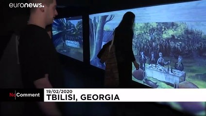 شاهد: متحف الهولوزيوم في جورجيا يعرض لوحات فنية بتقنيات تكنولوجية متطورة