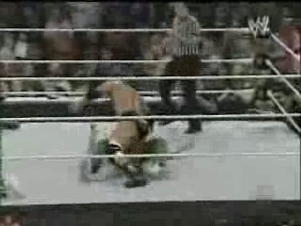 DX vs Spirit Squad Cage Match Part 1