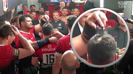 Le gros bizutage dans les vestiaires toulousains sur Guillaume Cramont