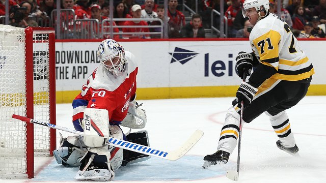 Evgeni Malkin slices through the defense to net a beauty