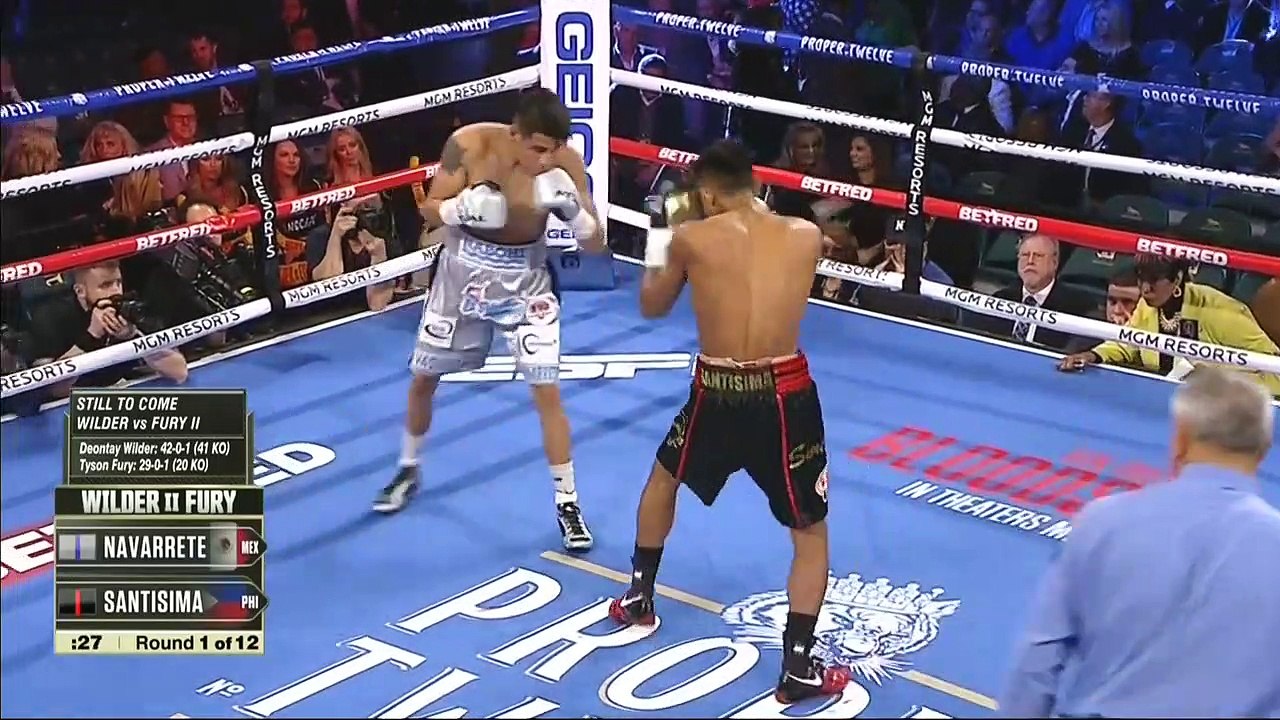 Emanuel Navarrete vs Jeo Santisima (22-02-2020) Full Fight