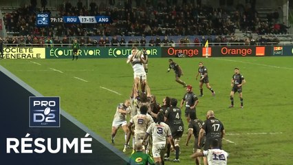 PRO D2 - Résumé : Rouen-Angoulême: 17-18 - J21 - Saison 2019/2020