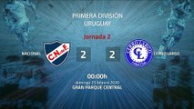 Resumen partido entre Nacional y Cerro Largo Jornada 2 Apertura Uruguay