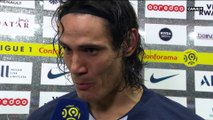 L'émotion d'Edinson Cavani après son 200ème but avec le PSG