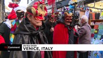 Venecia viaja al pasado con el 'Baile de las Máscaras' del 'Jueves Gordo'