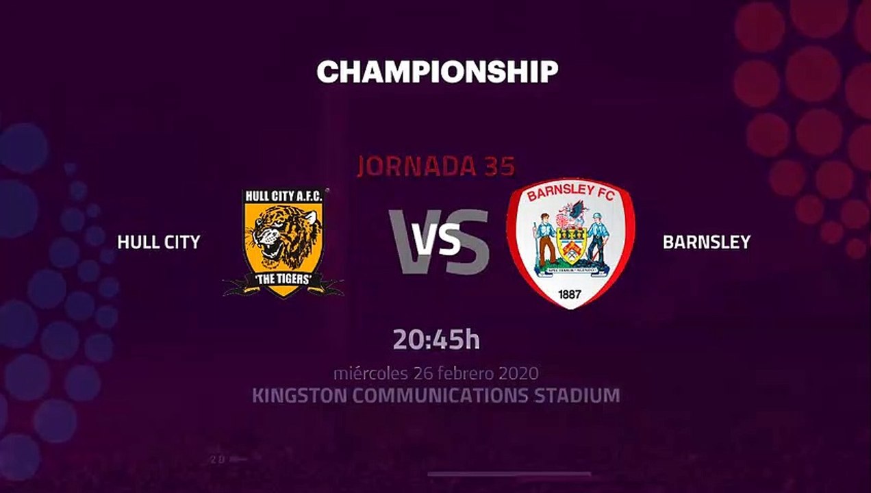 Previa partido entre Hull City y Barnsley Jornada 35 Championship