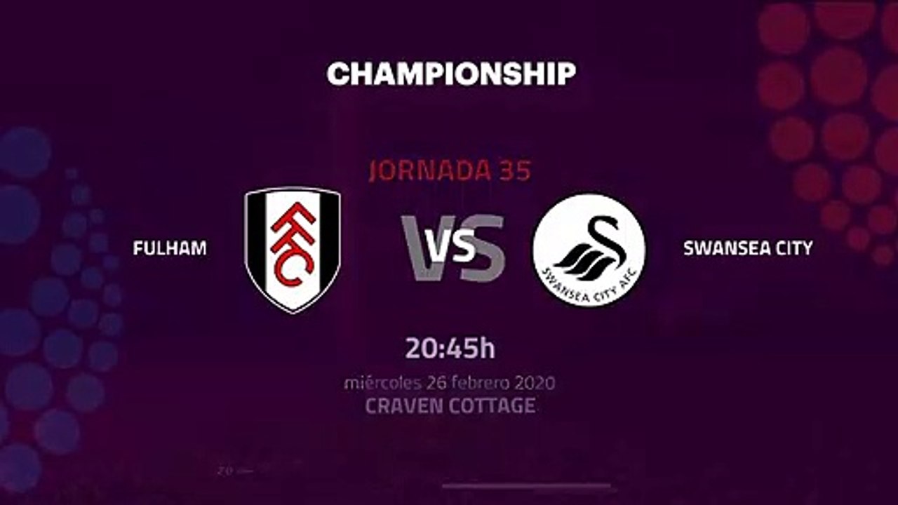 Previa partido entre Fulham y Swansea City Jornada 35 Championship
