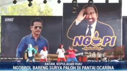 Surya Paloh 'Ngopi' Bareng Warga Batam