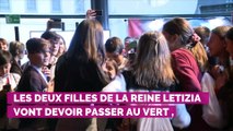 Letizia d'Espagne : cette consigne stricte de l'école de ses filles Leonor et Sofia qui la ravit