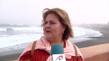 El temporal de viento y calima provoca el caos en las Islas Canarias