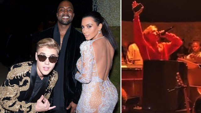 Justin Bieber CRASHES Kanye West’s Sunday Service & Sings Hit Gospel Tracks