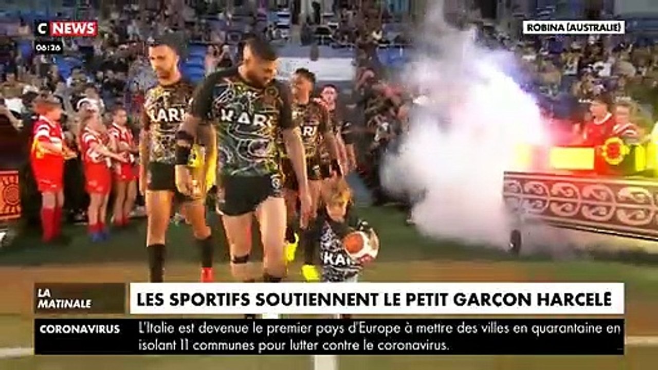 Harcèlement scolaire - Regardez le petit Quaden qui voulait se suicider il y a quelques jours, reçu comme une star par les es Indigenous All Stars en Australie