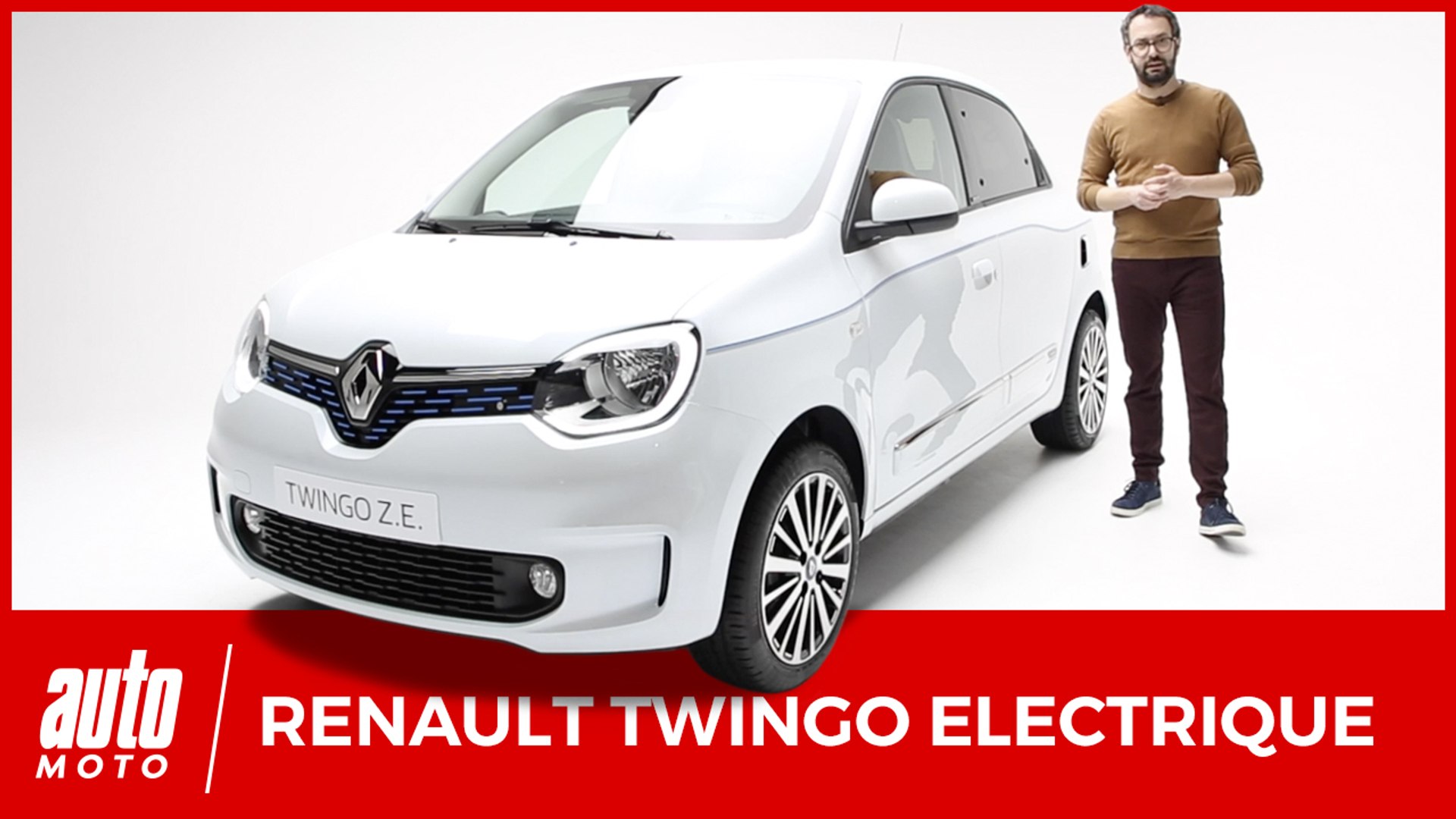 Renault Twingo ZE Electrique : une petite soeur plus abordable pour la Zoe.  - Vidéo Dailymotion