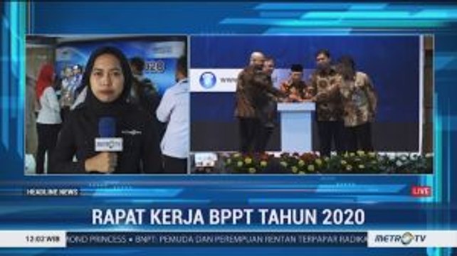 Wapres Buka Rapat Kerja BPPT 2020, Bahas Transformasi Digital dan Kualitas SDM