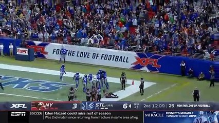 Battlehawks Trick Play Kickoff Return for Touchdown _ Guardians vs. Battlehawks