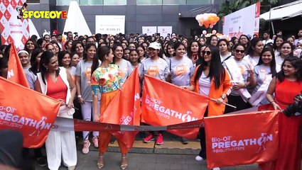 Neha Dhupia And Mira Rajput Attend The Bio Oil Pregathon 2020