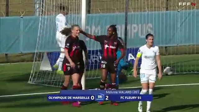 D1 féminine : Les buts des Olympiennes contre Fleury