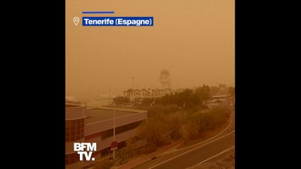 Réouverture des aéroports aux Canaries, la tempête de sable faiblit