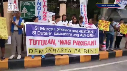 Different groups rally for ABS-CBN