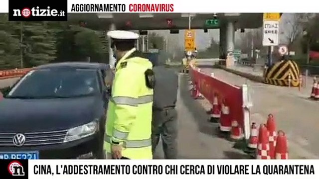 Coronavirus, le immagini dell'addestramento in Cina contro chi scappa dalla quarantena | Notizie.it