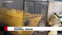 شاهد: الشرطة الإسبانية تعثر على مصنع للسجائر المقلدة بضاحية ملقة