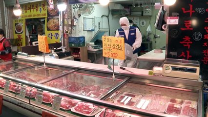 Corée du Sud: désinfection d’un marché à Séoul par peur de la propagation du virus