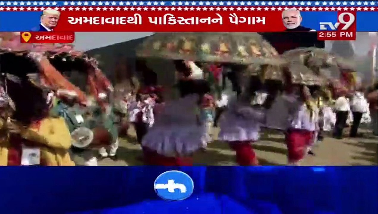 Ahmedabad- US President Donald Trump and First Lady Melania Trump leave for Agra, Uttar Pradesh- TV9