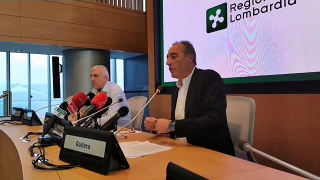 Fontana - Conferenza stampa in Regione Lombardia (23.02.20)