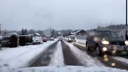 Snowy conditions in Starbeck