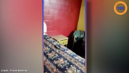 Il filme un fantôme en train de faire bouger des objets dans sa chambre d’hôtel : réalité ou fiction ?