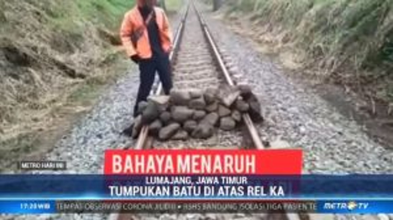 Petugas KAI Dop 9 Jember Temukan Dugaan Sabotase di Rel Kereta
