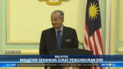 PM Malaysia Mahathir Mohamad Mengundurkan Diri