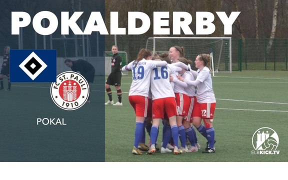 Derby-Revanche: HSV-Frauen stehen im Halbfinale | Hamburger SV - FC St. Pauli (Viertelfinale, Pokal)
