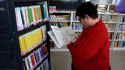 Halk kütüphanesinin 'özel okuru' Mehmet Arda - KIRŞEHİR