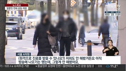 말 뿐인 전화 상담·처방…시행 첫날 환자만 골탕