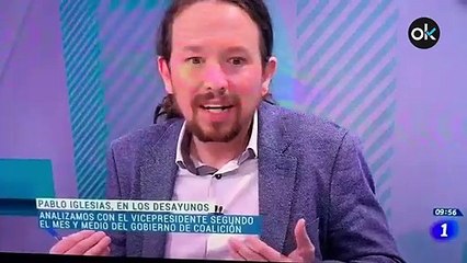 La velada amenaza de Iglesias en TVE: "Si el señor Casado acaba un día en la cárcel..."
