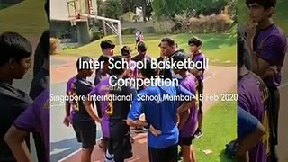 Basketball Team of IBDP School Pune at the Inter School Basketball Competition