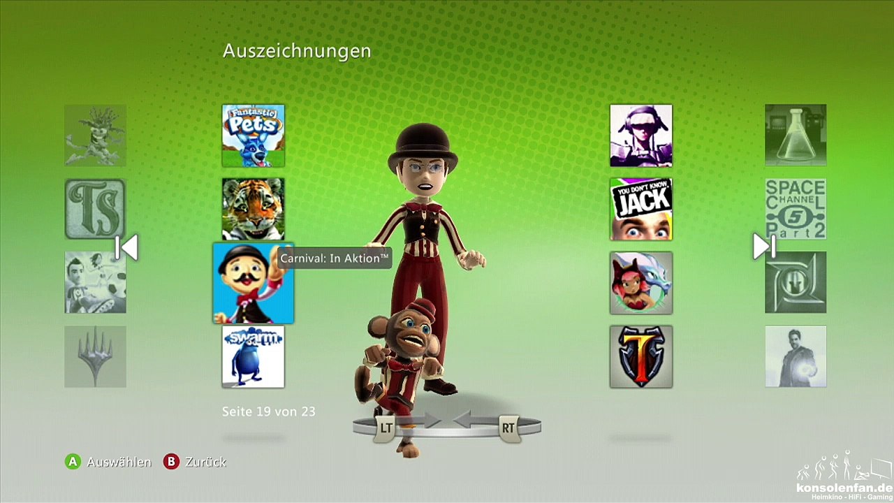 Carnival in Action ► Avatar Awards