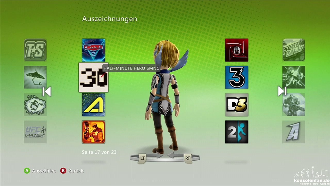 Half-Minute Hero: Super Mega Neo Climax ► Avatar Awards