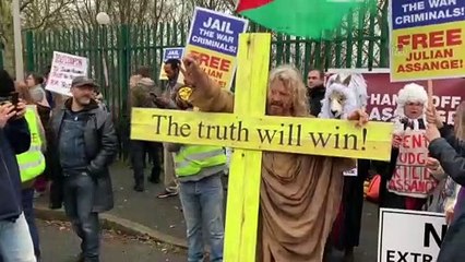 'Julian Assange iade edilmesin' protestosu - LONDRA