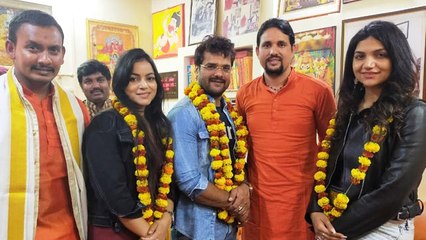 Khesari Lal पहुंचे प्रयागराज, करेंगे 'मंटुआ के नानी' की शूटिंग | Kriti Verma