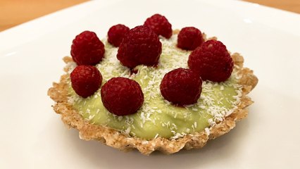 Recette : Raw avocat, banane et framboises