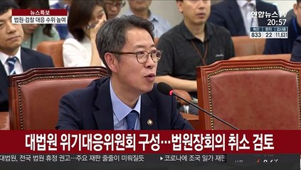 Скачать видео: 코로나19 확산에 법원·검찰 비상…전국 법원 휴정권고