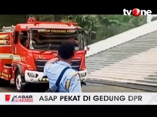 Bukan Kebakaran, Sistem Aerosol Eror Picu Asap di Gedung DPR