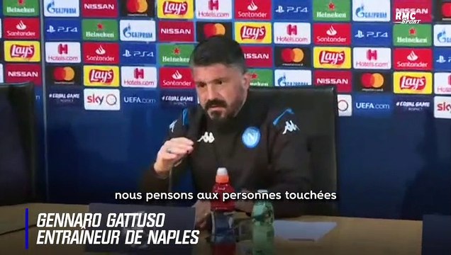 Naples : Le message de solidarité de Gattuso aux personnes touchées par le coronavirus