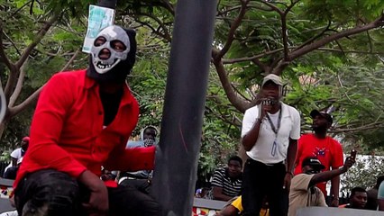 Haiti gunfight: Protesting police exchange fire with army