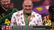 Tyson Fury breaks down TKO victory vs. Deontay Wilder in rematch Boxing on ESPN 2020 S Z studio tv