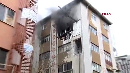 İstanbul-güngören'de patlama sonrası yangın